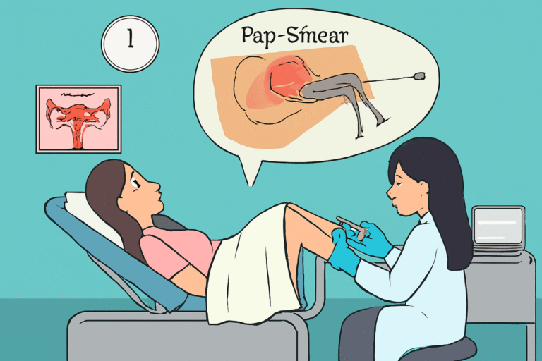 "Pap smear procedure during menstruation" "Scheduling a Pap test after period for best results" "Cervical health and Pap smear screening"