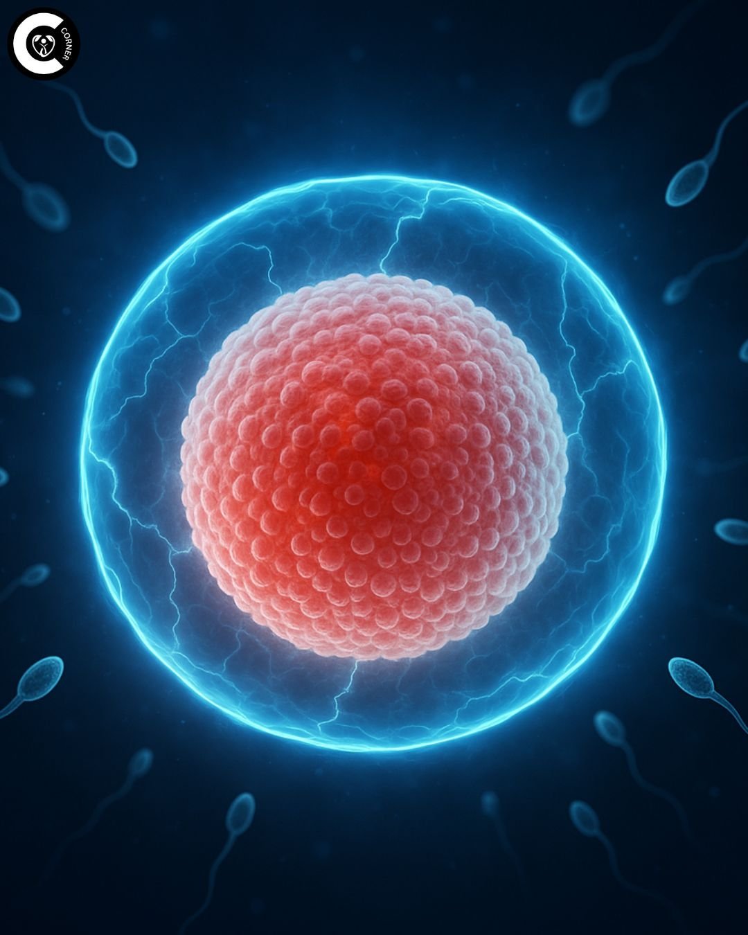 Protective shield around an ovum