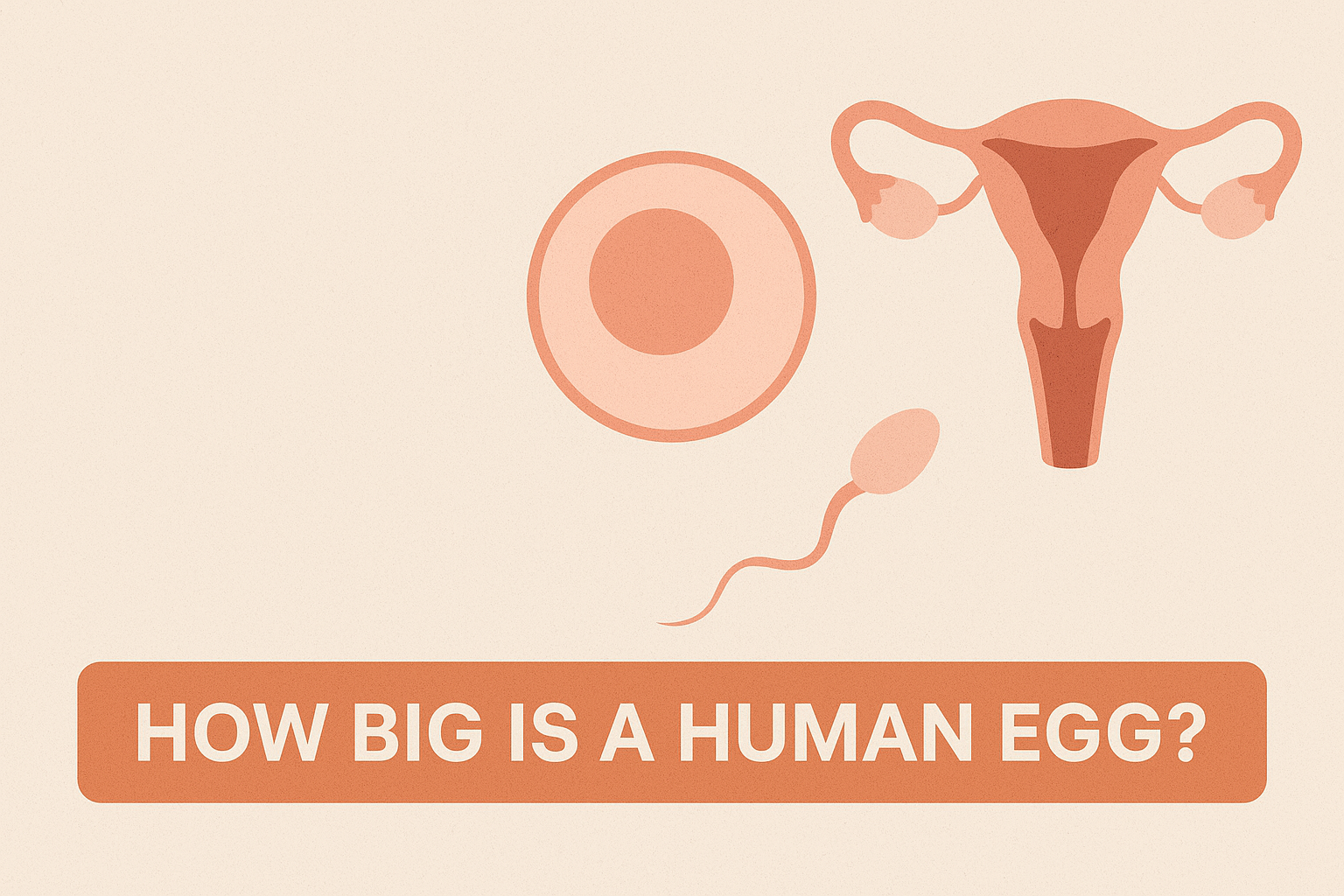 how big is a human egg
