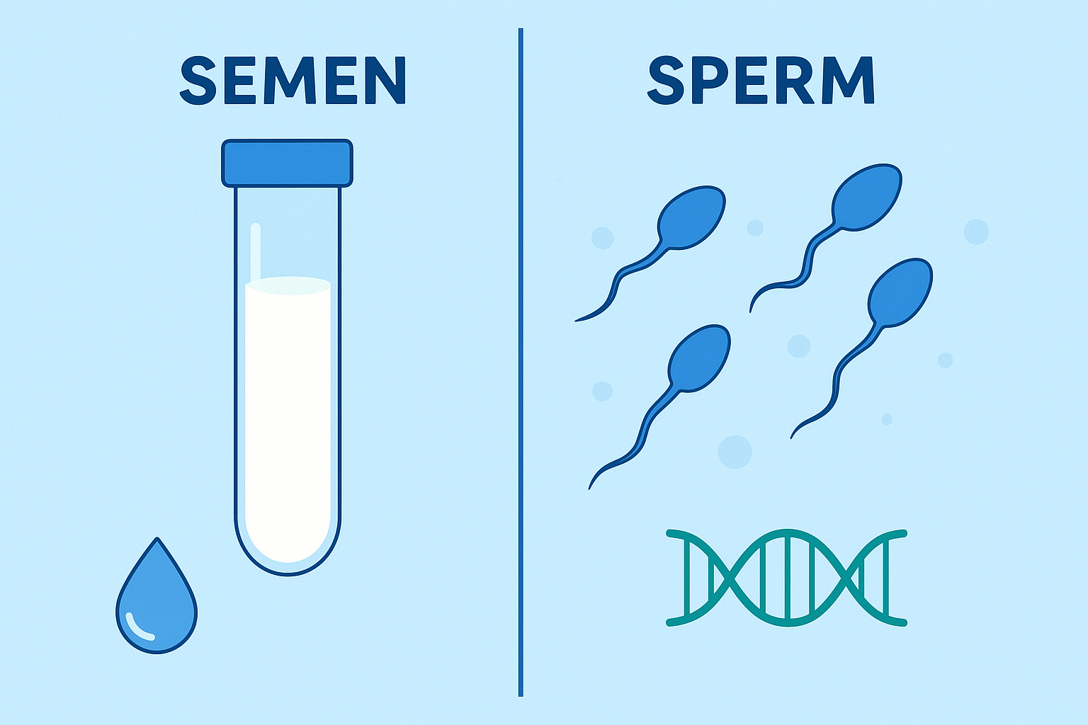 Semen vs Sperm Key Differences, Functions, and Health Insights